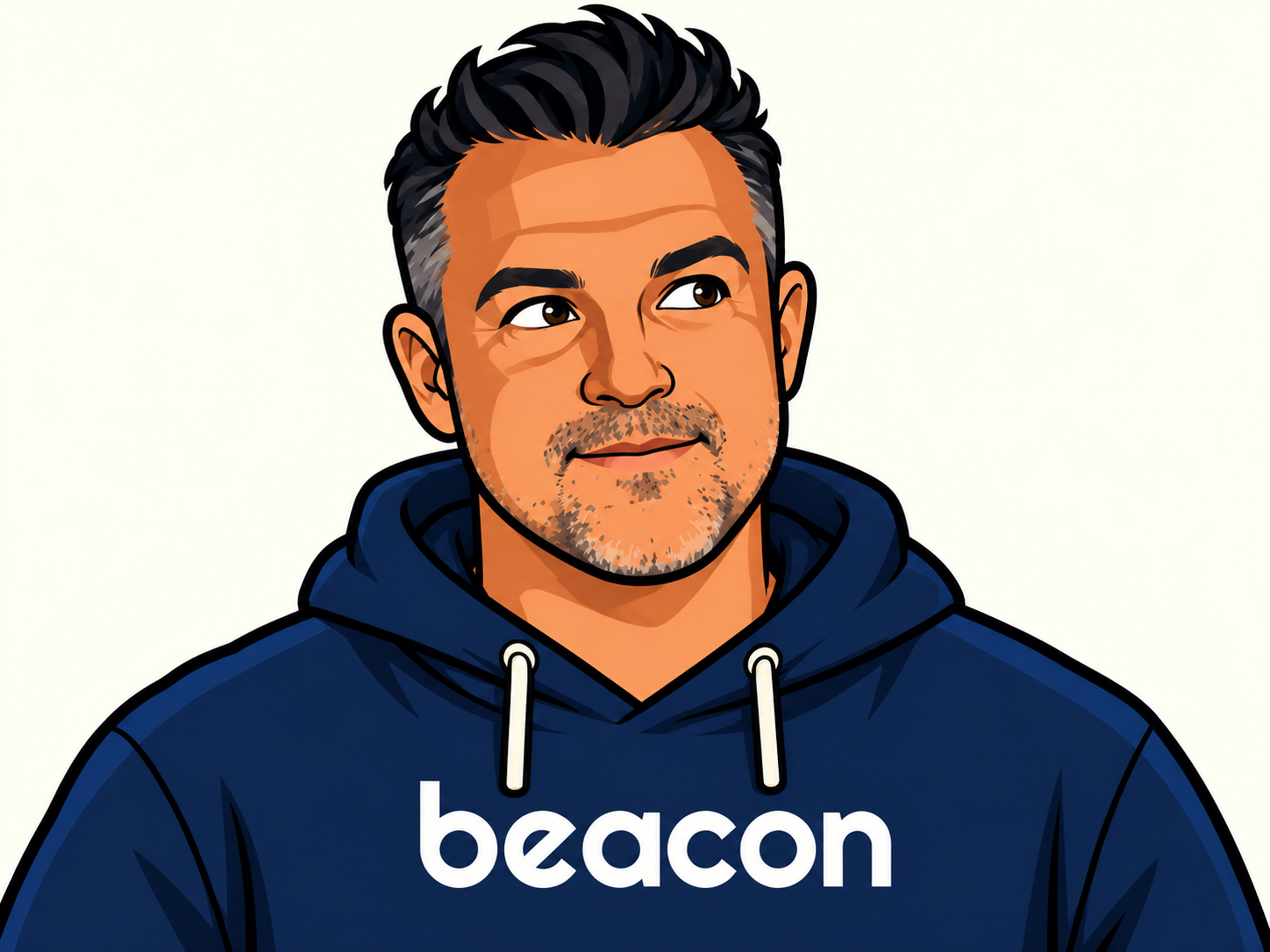 Cartoon portrait of Pastor CB, Agent Director